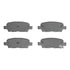 1551-0905-00 by DYNAMIC FRICTION COMPANY - 5000 Advanced Brake Pads - Ceramic