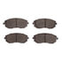 1551-0929-00 by DYNAMIC FRICTION COMPANY - 5000 Advanced Brake Pads - Ceramic