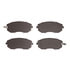 1551-0929-00 by DYNAMIC FRICTION COMPANY - 5000 Advanced Brake Pads - Ceramic