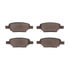 1551-1033-00 by DYNAMIC FRICTION COMPANY - 5000 Advanced Brake Pads - Ceramic