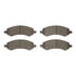 1551-1084-00 by DYNAMIC FRICTION COMPANY - 5000 Advanced Brake Pads - Semi Metallic