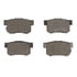 1551-1086-00 by DYNAMIC FRICTION COMPANY - 5000 Advanced Brake Pads - Ceramic