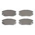 1551-1125-00 by DYNAMIC FRICTION COMPANY - 5000 Advanced Brake Pads - Ceramic