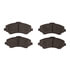 1551-1273-00 by DYNAMIC FRICTION COMPANY - 5000 Advanced Brake Pads - Ceramic