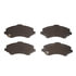 1551-1273-00 by DYNAMIC FRICTION COMPANY - 5000 Advanced Brake Pads - Ceramic