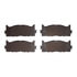 1551-1293-00 by DYNAMIC FRICTION COMPANY - 5000 Advanced Brake Pads - Ceramic