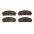 1551-1324-00 by DYNAMIC FRICTION COMPANY - 5000 Advanced Brake Pads - Ceramic