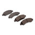 1551-1363-00 by DYNAMIC FRICTION COMPANY - 5000 Advanced Brake Pads - Ceramic