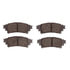 1551-1391-00 by DYNAMIC FRICTION COMPANY - 5000 Advanced Brake Pads - Ceramic