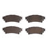 1551-1391-00 by DYNAMIC FRICTION COMPANY - 5000 Advanced Brake Pads - Ceramic