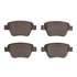 1551-1456-00 by DYNAMIC FRICTION COMPANY - 5000 Advanced Brake Pads - Ceramic