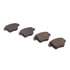 1551-1456-00 by DYNAMIC FRICTION COMPANY - 5000 Advanced Brake Pads - Ceramic