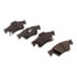 1551-1498-00 by DYNAMIC FRICTION COMPANY - 5000 Advanced Brake Pads - Ceramic