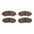 1551-1521-00 by DYNAMIC FRICTION COMPANY - 5000 Advanced Brake Pads - Ceramic