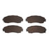 1551-1521-00 by DYNAMIC FRICTION COMPANY - 5000 Advanced Brake Pads - Ceramic