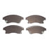 1551-1522-00 by DYNAMIC FRICTION COMPANY - 5000 Advanced Brake Pads - Ceramic