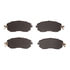 1551-1539-00 by DYNAMIC FRICTION COMPANY - 5000 Advanced Brake Pads - Ceramic