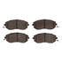 1551-1539-00 by DYNAMIC FRICTION COMPANY - 5000 Advanced Brake Pads - Ceramic