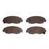 1551-1578-00 by DYNAMIC FRICTION COMPANY - 5000 Advanced Brake Pads - Ceramic