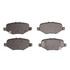 1551-1612-00 by DYNAMIC FRICTION COMPANY - 5000 Advanced Brake Pads - Ceramic