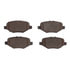 1551-1612-00 by DYNAMIC FRICTION COMPANY - 5000 Advanced Brake Pads - Ceramic