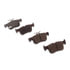 1551-1665-00 by DYNAMIC FRICTION COMPANY - 5000 Advanced Brake Pads - Ceramic