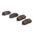 1551-1697-00 by DYNAMIC FRICTION COMPANY - 5000 Advanced Brake Pads - Ceramic