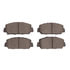 1551-1697-00 by DYNAMIC FRICTION COMPANY - 5000 Advanced Brake Pads - Ceramic