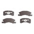 1551-1731-00 by DYNAMIC FRICTION COMPANY - 5000 Advanced Brake Pads - Ceramic