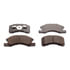 1551-1731-00 by DYNAMIC FRICTION COMPANY - 5000 Advanced Brake Pads - Ceramic