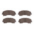 1551-1736-00 by DYNAMIC FRICTION COMPANY - 5000 Advanced Brake Pads - Ceramic