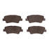 1551-1813-00 by DYNAMIC FRICTION COMPANY - 5000 Advanced Brake Pads - Ceramic