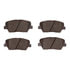 1551-1815-00 by DYNAMIC FRICTION COMPANY - 5000 Advanced Brake Pads - Ceramic