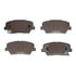 1551-1815-00 by DYNAMIC FRICTION COMPANY - 5000 Advanced Brake Pads - Ceramic