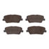 1551-1816-00 by DYNAMIC FRICTION COMPANY - 5000 Advanced Brake Pads - Ceramic