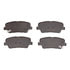 1551-1816-00 by DYNAMIC FRICTION COMPANY - 5000 Advanced Brake Pads - Ceramic