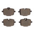 1551-1850-00 by DYNAMIC FRICTION COMPANY - 5000 Advanced Brake Pads - Ceramic