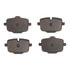 1551-1850-00 by DYNAMIC FRICTION COMPANY - 5000 Advanced Brake Pads - Ceramic