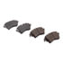 1551-1898-00 by DYNAMIC FRICTION COMPANY - 5000 Advanced Brake Pads - Ceramic