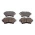 1551-1898-00 by DYNAMIC FRICTION COMPANY - 5000 Advanced Brake Pads - Ceramic