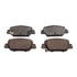 1551-2037-00 by DYNAMIC FRICTION COMPANY - 5000 Advanced Brake Pads - Ceramic