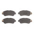 1551-2038-00 by DYNAMIC FRICTION COMPANY - 5000 Advanced Brake Pads - Ceramic