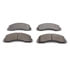 1551-2087-00 by DYNAMIC FRICTION COMPANY - 5000 Advanced Brake Pads - Ceramic