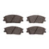 1551-2285-00 by DYNAMIC FRICTION COMPANY - DFC 5000 Advanced Brake Pads - Ceramic