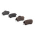 1552-1630-00 by DYNAMIC FRICTION COMPANY - 5000 Advanced Brake Pads - Ceramic