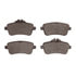 1552-1630-00 by DYNAMIC FRICTION COMPANY - 5000 Advanced Brake Pads - Ceramic