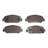 1552-1654-00 by DYNAMIC FRICTION COMPANY - 5000 Advanced Brake Pads - Ceramic