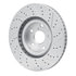 830-76063D by DYNAMIC FRICTION COMPANY - Geoperformance Rotor - Drilled and Slotted