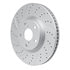 830-76063D by DYNAMIC FRICTION COMPANY - Geoperformance Rotor - Drilled and Slotted