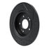 633-03060L by DYNAMIC FRICTION COMPANY - Brake Rotor - Drilled and Slotted - Black